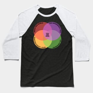 Dystopian Books Design Original Aesthetic Tribute 〶 Baseball T-Shirt